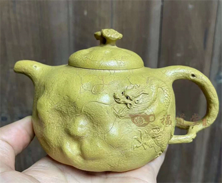 原創手工花器作品《龍?供春》