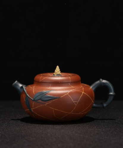 這把壺的金絲裂紋會生長？郭輝紫砂工藝的逆天操作
