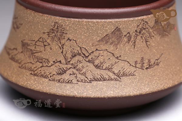 双色刻绘杯