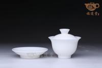 羊脂白蓋碗