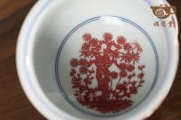 松竹梅爐式蓋碗 