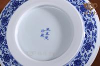 雍正青花一束蓮干泡