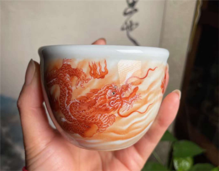 高级主人杯矾红工艺