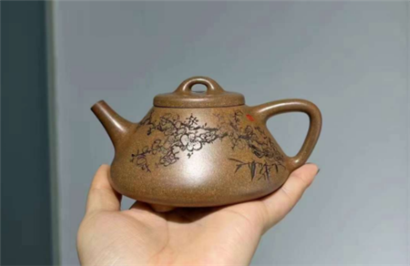 许宗明全手工，梁孝林老师刻绘作品，原版泥料老味十足