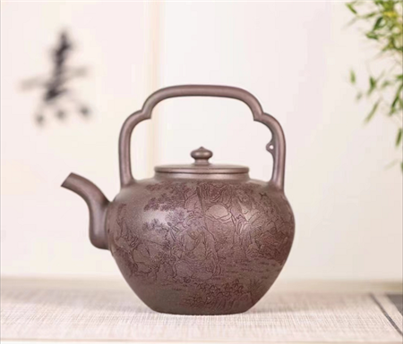国工袁德波的“八仙过海”刻绘，尽显神通！