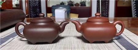 红皮龙传炉壶VS老紫泥传炉壶