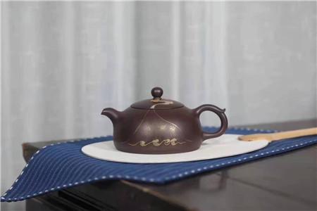 紫砂铺金，闪耀如星辰般的视觉冲击
