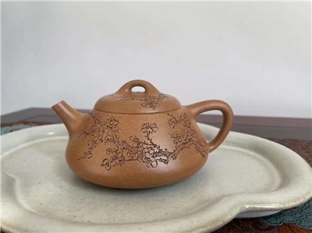 金桂段泥，国工吴建平自制自铭作品《曼生石瓢》