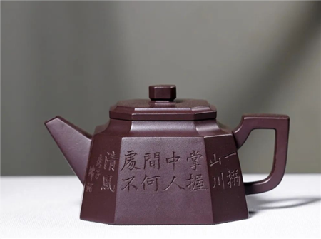 好看不贵的紫茄泥小方器，金奖作品《八方迎福》