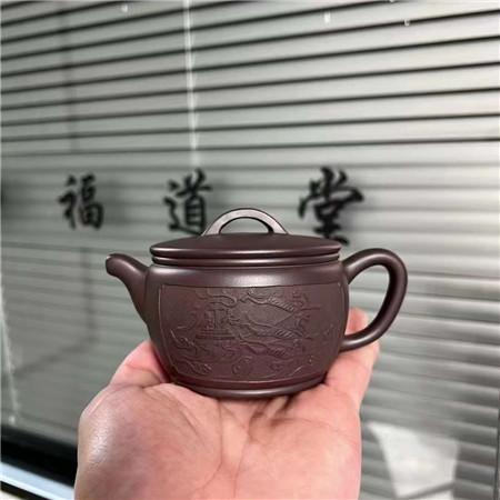 阳刻的加持，让这把汉瓦壶更有金石味