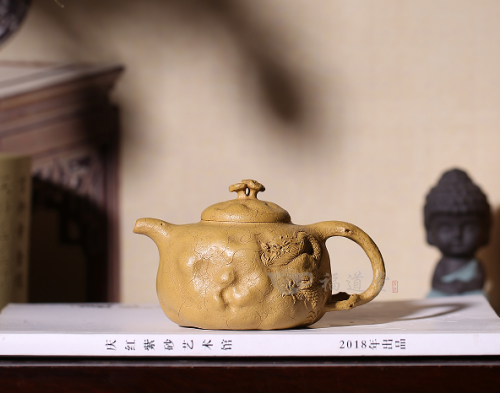 花器高手陈卫平作品龙供春