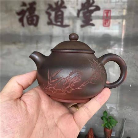 王金川《柴烧小潘壶》