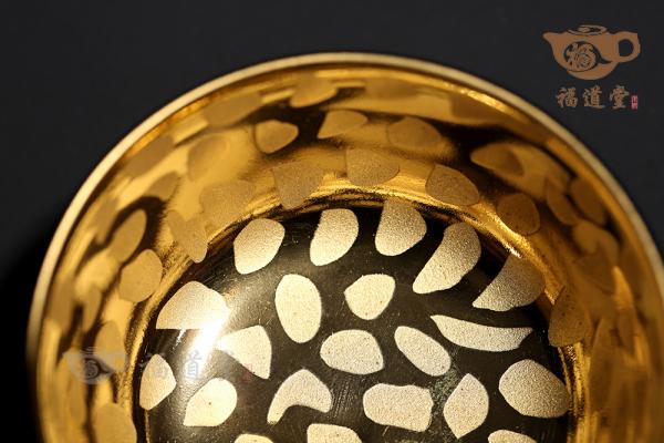 蓝宝石刻金釉