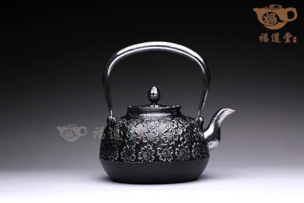 立口砂铁樱花铁壶