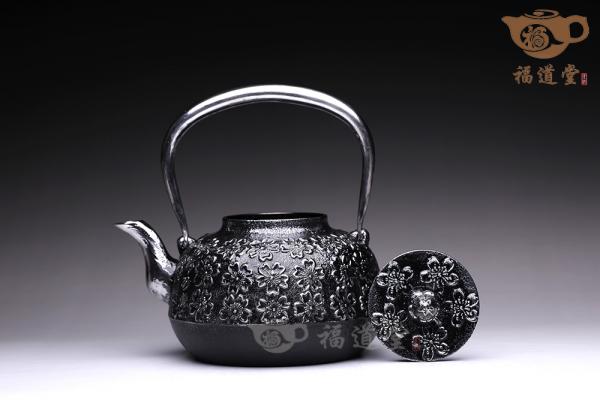 立口砂铁樱花铁壶