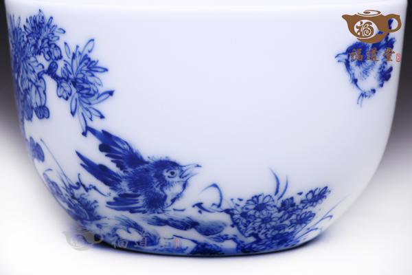 青花品茗杯