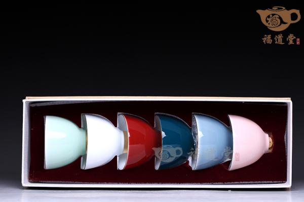 六色禅心套杯