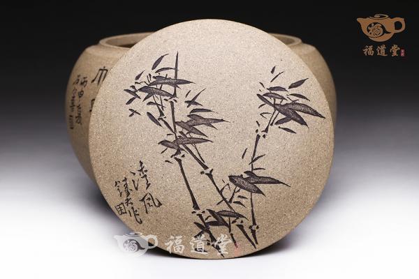 竹影茶叶罐