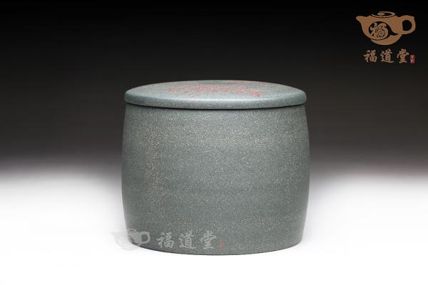 荷花茶叶罐