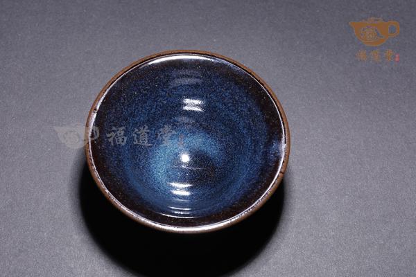 乌金蓝窑变盏