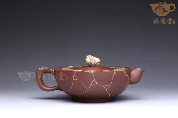 青蛙莲心茶具（六件）