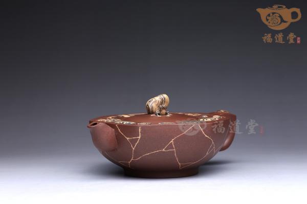 青蛙莲心茶具（六件）