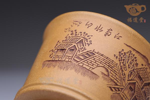 段泥刻绘杯