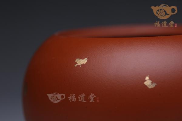 洒金小牛盖茶叶罐