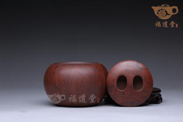 绞泥小牛盖茶叶罐