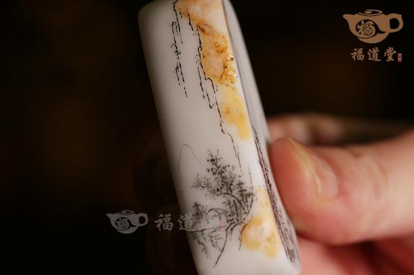 小白山水砚