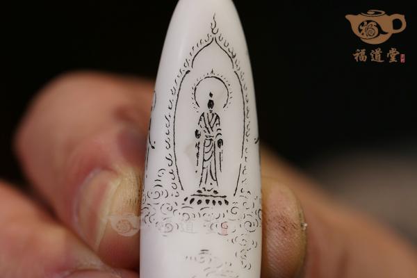 天竺款把件