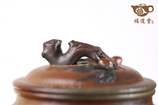 桃报春（柴烧）