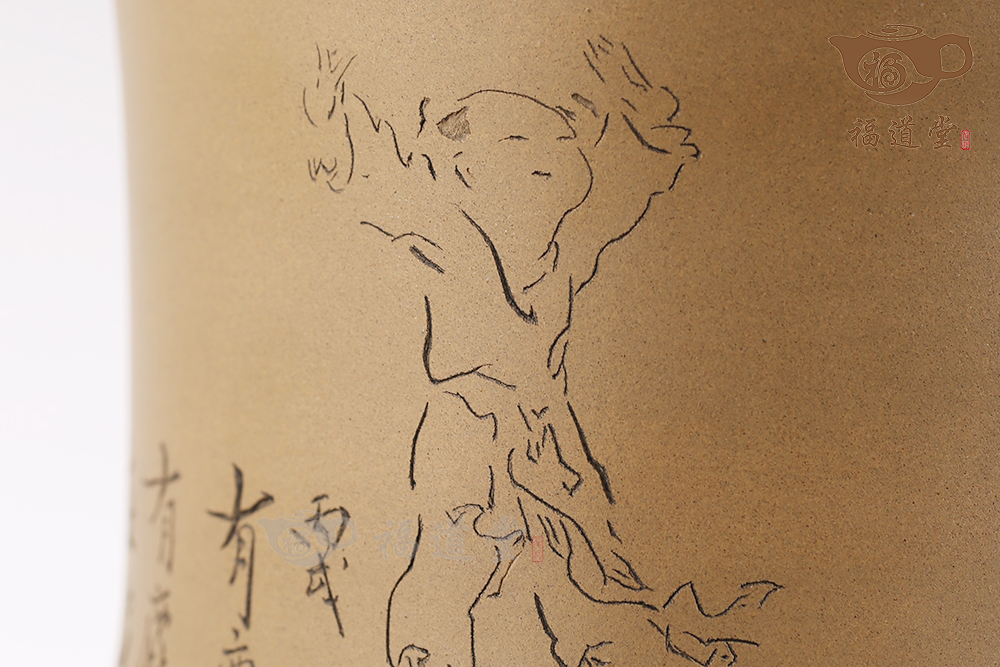笔筒（范曾画）