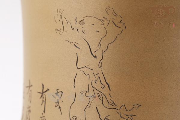 笔筒（范曾画）